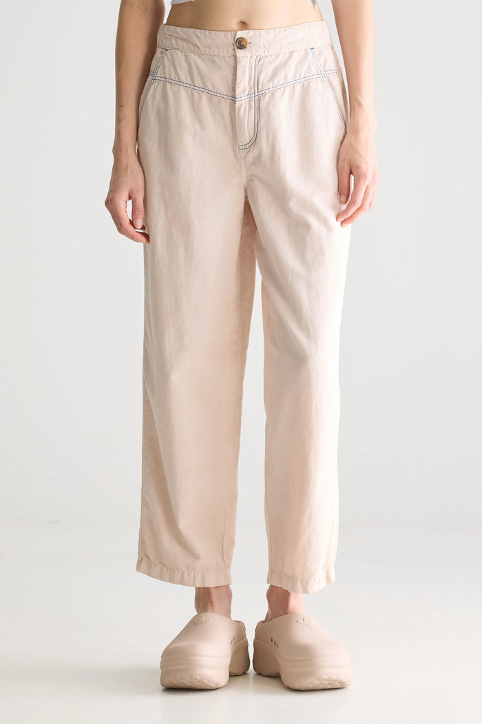 Bellerose Pantalon Décontracté Rose Poussière Pour Femmes