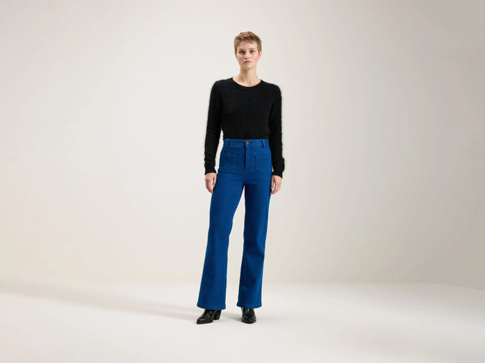 Bellerose Pantalon évasé En Denim Délavé Pour Femmes