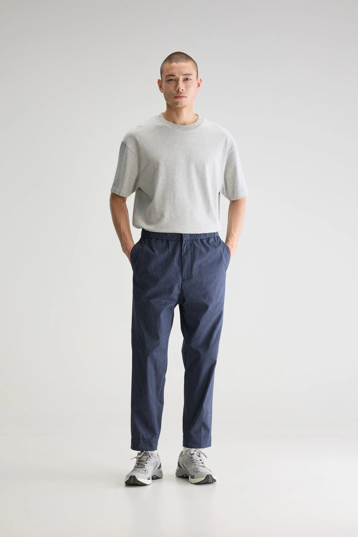 Bellerose Pantalon Fuselé à Fines Rayures Pour Homme