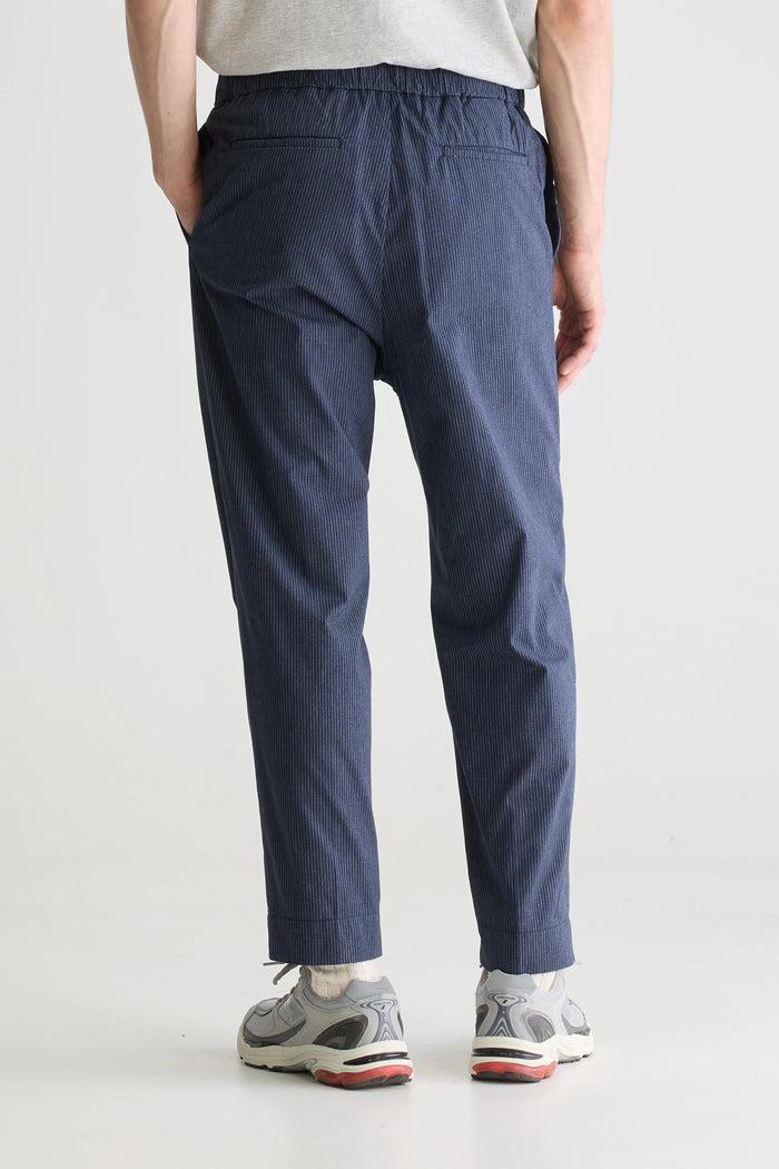 Bellerose Pantalon Fuselé à Fines Rayures Pour Homme