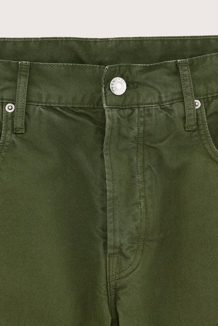 Bellerose Pantalon Gris-vert Coupe Ample Pour Homme