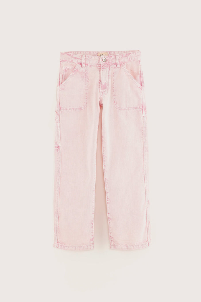 Bellerose Pantalon Style Carpenter Rose Pour Filles
