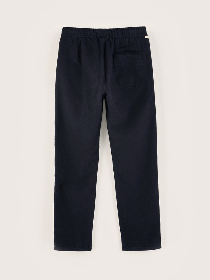 Bellerose Pantalon Tapered Bleu Marine Pour Garçons
