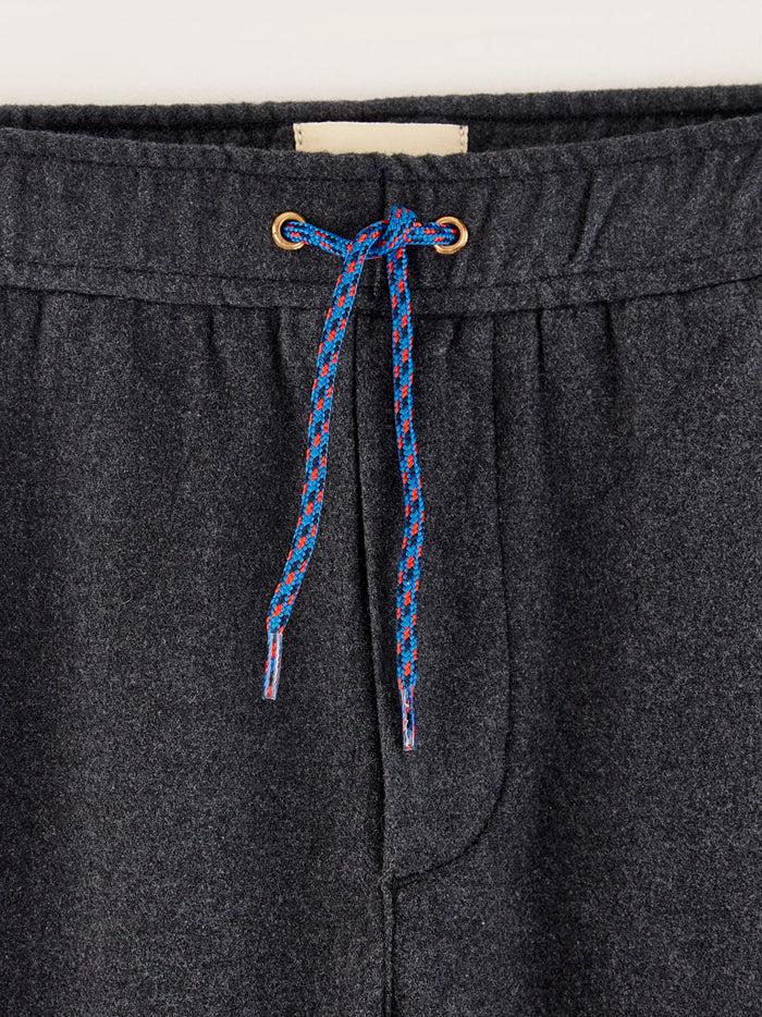 Bellerose Pantalon Tapered De Couleur Anthracite Pour Garçons
