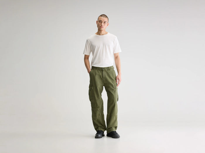 Bellerose Pantalon vert inspiration militaire pour homme