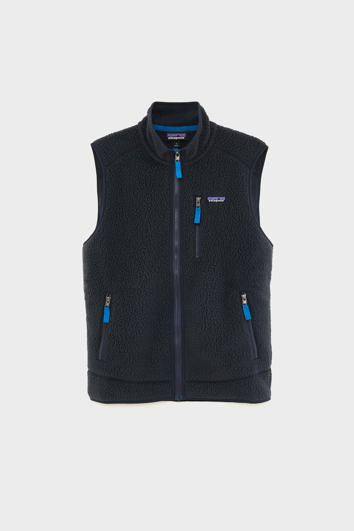 Patagonia Patagonia Veste En Polaire Rétro Bleue Pour Hommes