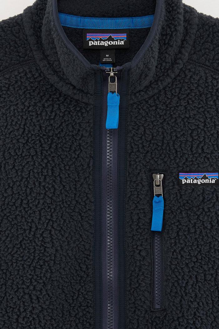 Patagonia Patagonia Veste En Polaire Rétro Bleue Pour Hommes