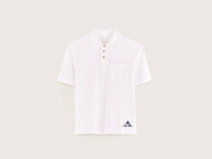 Bellerose Polo blanc à manches courtes pour garçons