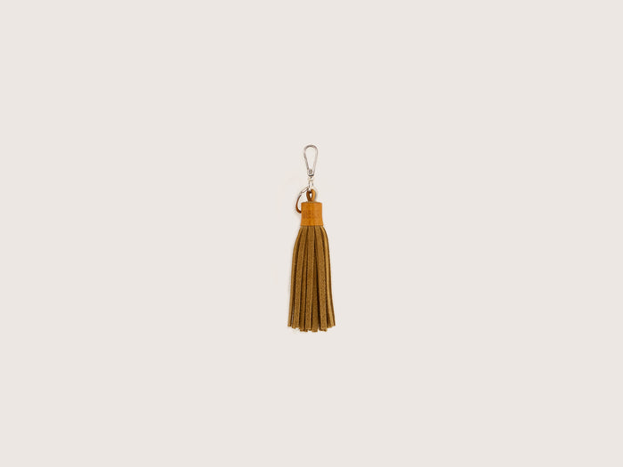 Bellerose Porte-clés avec pompon marron pour femmes