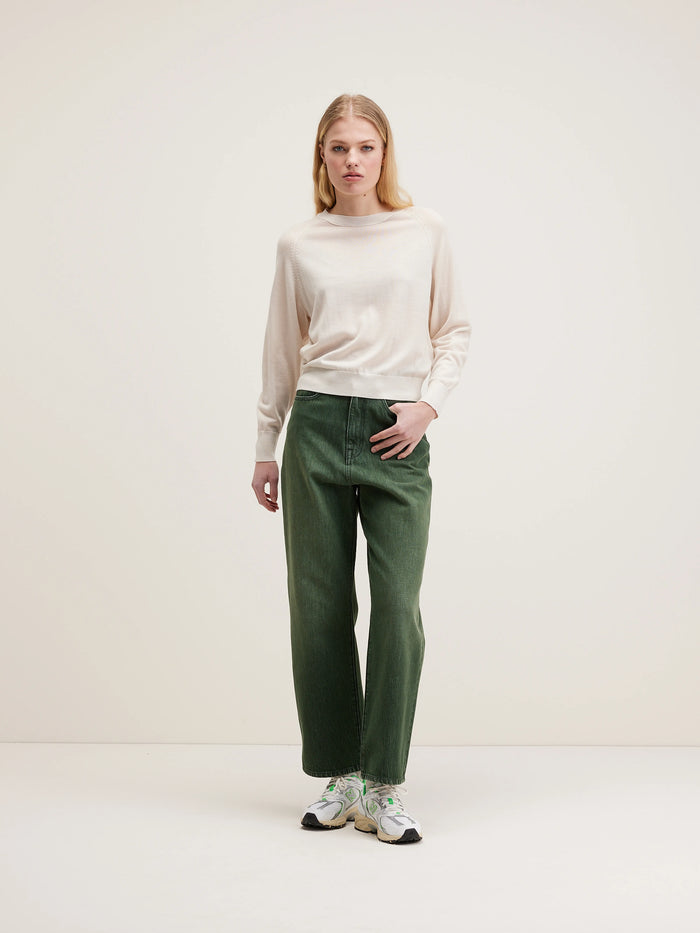 Bellerose Pull En Laine Mérinos Blanche Pour Femmes