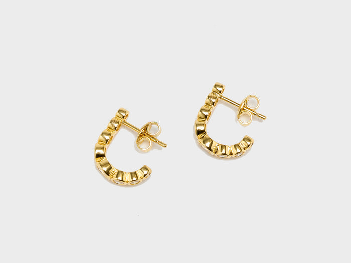 Ragbag Studio RAGBAG Boucles D'oreilles Odette Or Et Crystal
