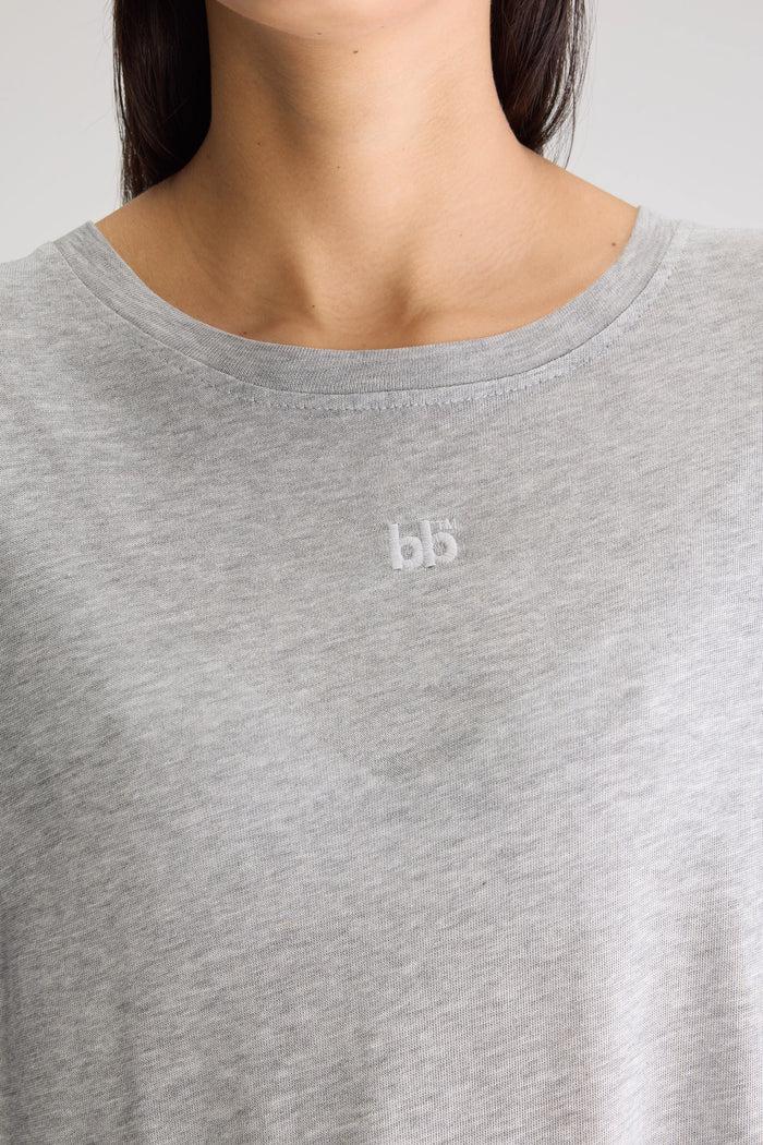 Bellerose Robe Longue Grise Sans Manches Pour Femmes