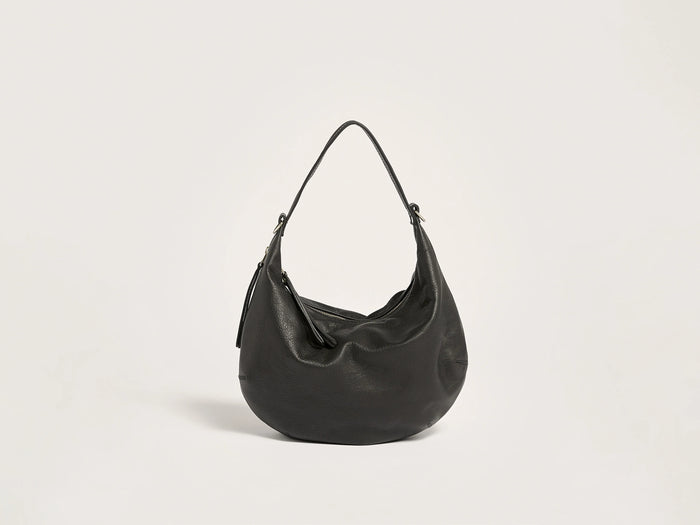 Bellerose Sac à bandoulière en cuir noir pour femmes