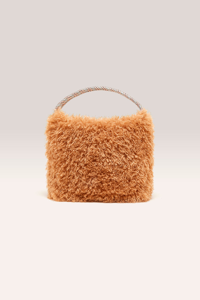 Bellerose Sac à Main Réversible En Fourrure Pour Femmes