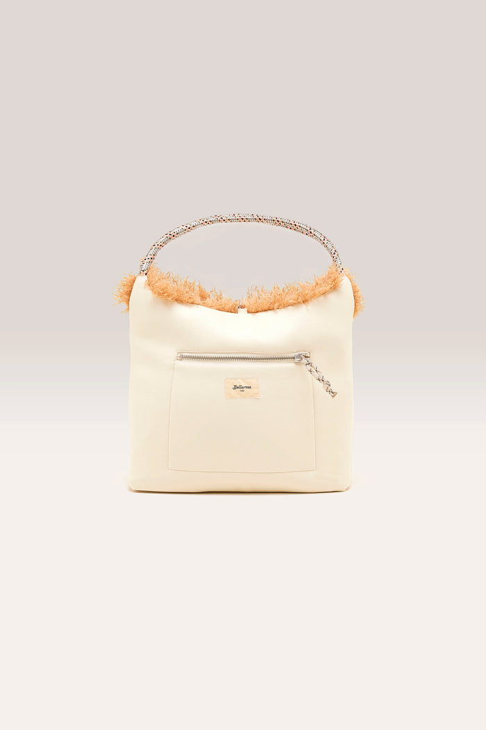 Bellerose Sac à Main Réversible En Fourrure Pour Femmes