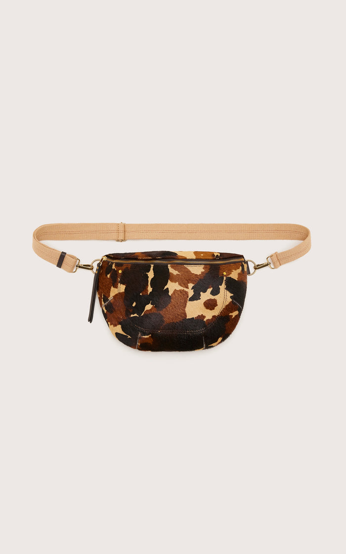 Bellerose Sac Bandoulière Cuir Poil De Vache Pour Femmes