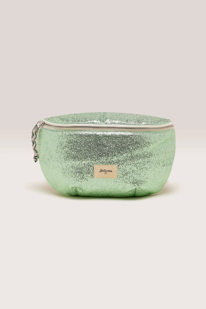 Bellerose Sac Bandoulière En Simili Cuir Vert Pour Filles