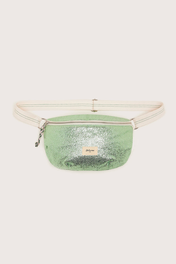 Bellerose Sac Bandoulière En Simili Cuir Vert Pour Filles