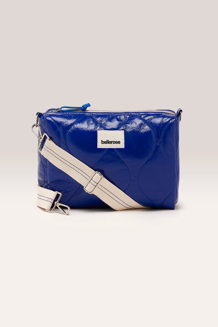 Bellerose Sac Bandoulière En Vinyle Bleu Pour Femmes