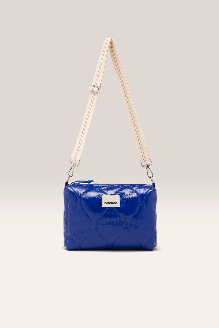 Bellerose Sac Bandoulière En Vinyle Bleu Pour Femmes