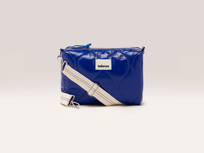 Bellerose Sac bandoulière en vinyle bleu pour femmes