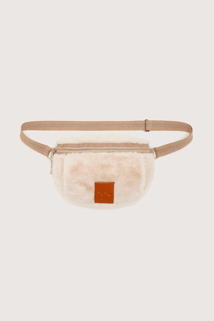Bellerose Sac Muff En Fausse Fourrure écru Pour Femmes