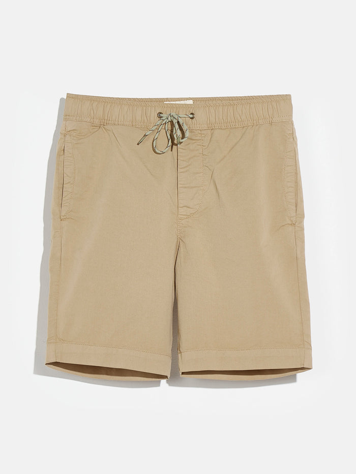 Bellerose Short En Toile De Coton Beige Pour Garçons