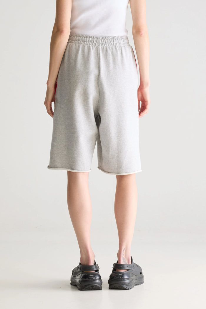 Bellerose Short Molleton Boyfriend Gris Pour Femmes