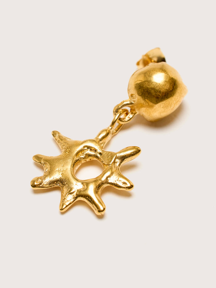 Simuero Simuero Boucles D'oreilles Alba Plaqué Or 18k
