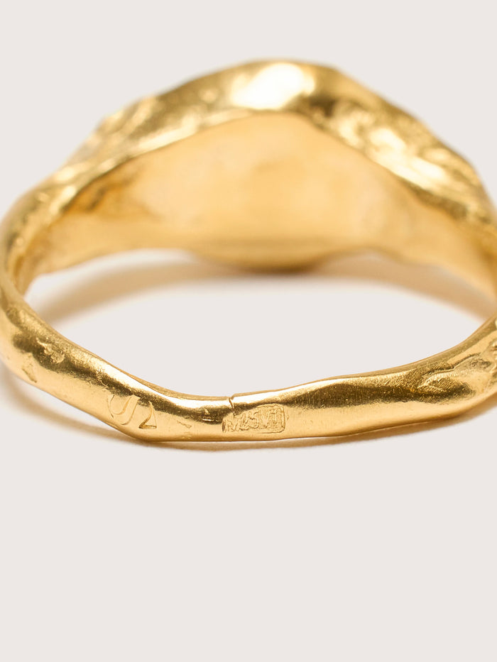 Simuero Simuero Bague Faro En Or Et émeraude