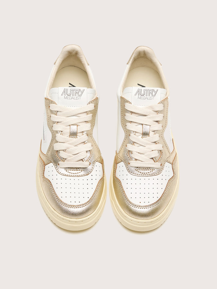 Autry Sneakers Autry Medalist Low Bicolor Pour Femmes