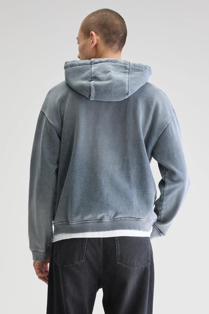 Bellerose Sweatshirt à Capuche Bleu Marine Pour Homme