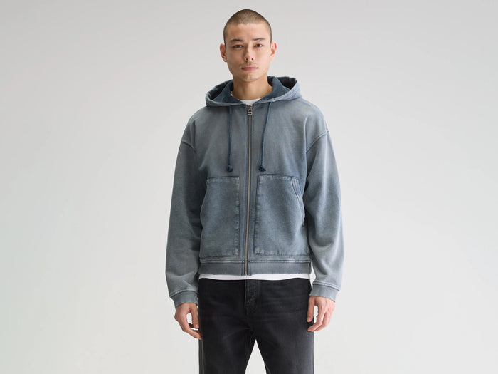 Bellerose Sweatshirt à capuche bleu marine pour homme