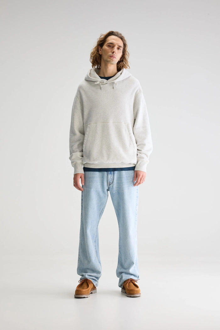 Bellerose Sweatshirt à Capuche Polaire Gris Pour Homme