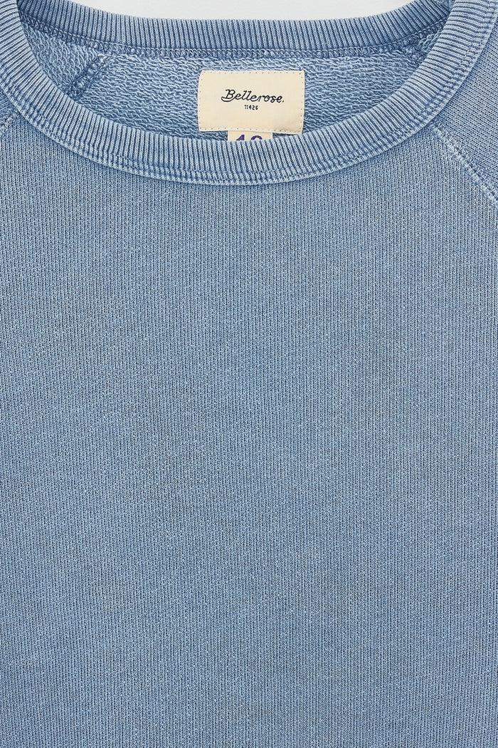 Bellerose Sweatshirt à Col Rond Bleu-gris Pour Garçons