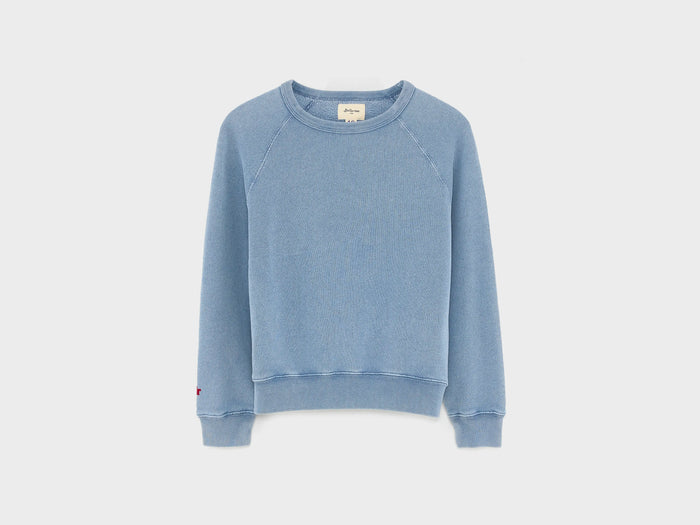 Bellerose Sweatshirt à col rond bleu-gris pour garçons