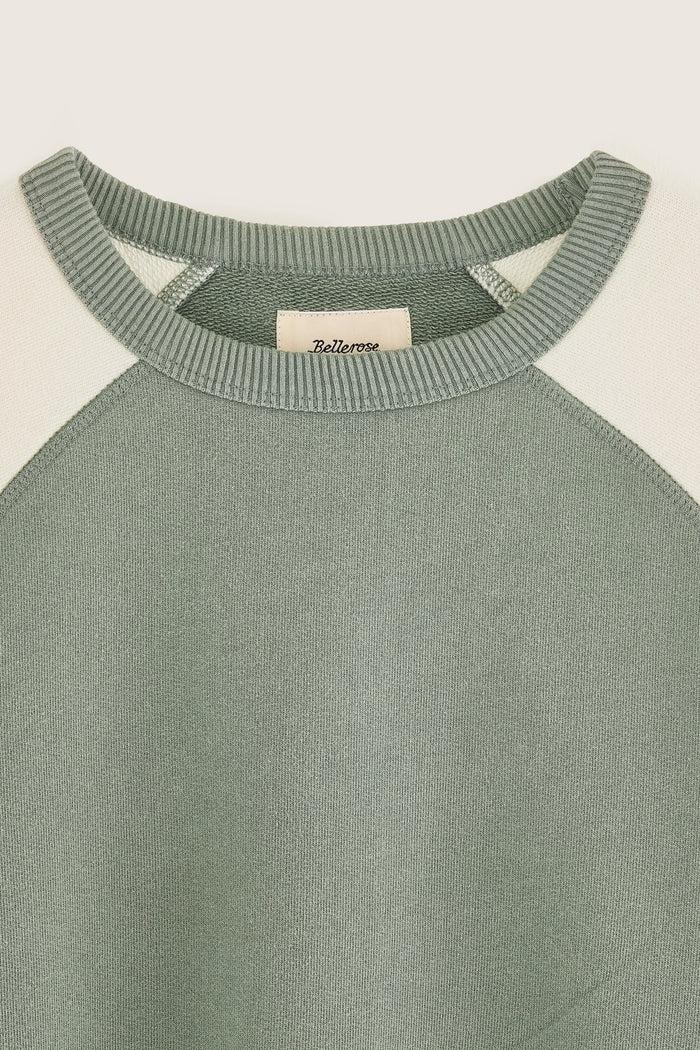 Bellerose Sweatshirt Col Rond Colorblock Pour Garçons