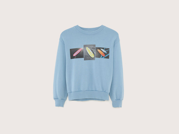 Bellerose Sweatshirt col rond graphique bleu pour garçons