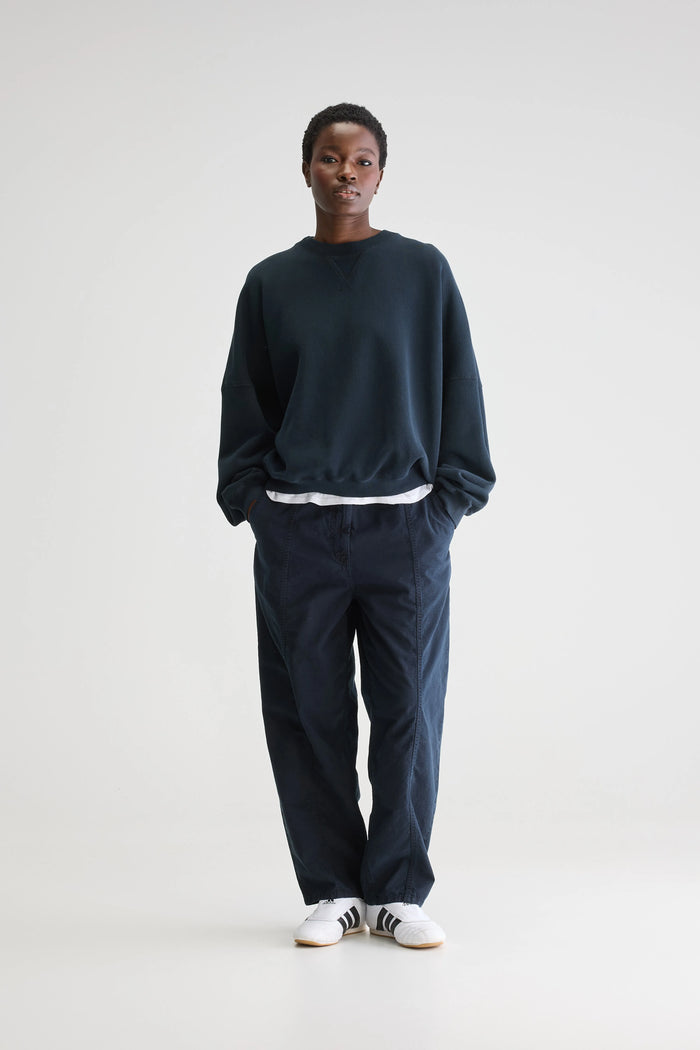 Bellerose Sweatshirt En Polaire Bleu Marine Pour Femmes