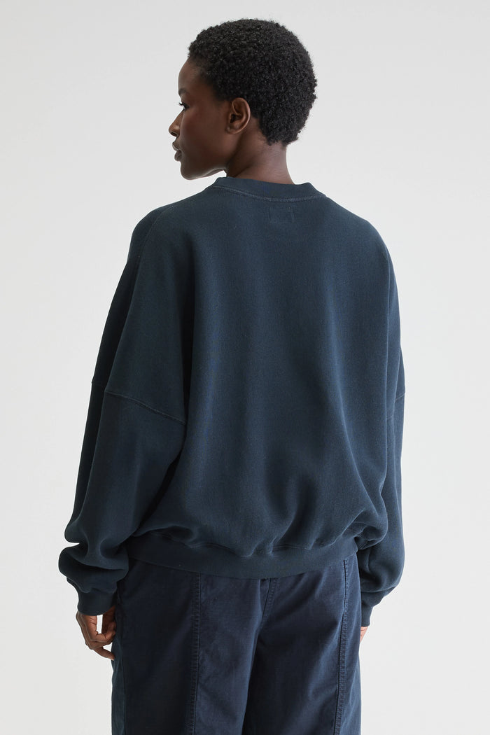 Bellerose Sweatshirt En Polaire Bleu Marine Pour Femmes