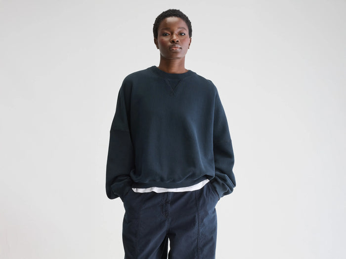 Bellerose Sweatshirt en polaire bleu marine pour femmes