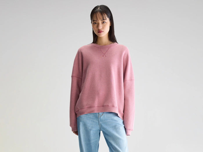 Bellerose Sweatshirt en polaire oversize rose pour femmes