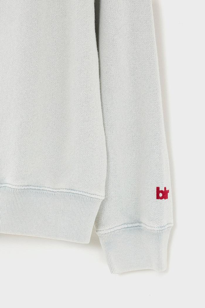 Bellerose Sweatshirt Graphique Blanc Cassé Pour Garçons