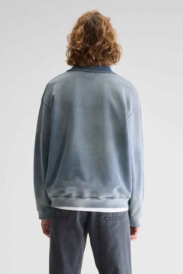 Bellerose Sweatshirt Polaire Bleu Marine Pour Homme
