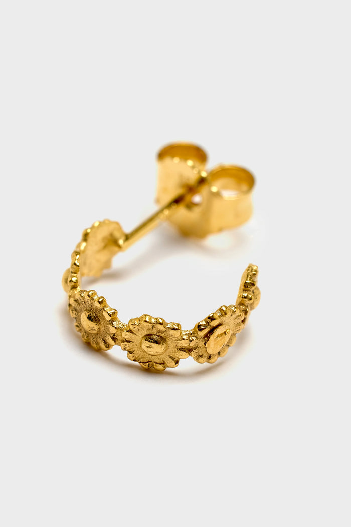 Sylvie Gilbert GilbertGilbert Flower Hoop Earrings