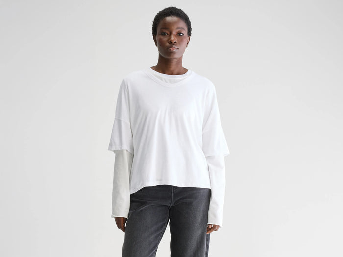 Bellerose T-shirt à manches courtes blanc pour femmes