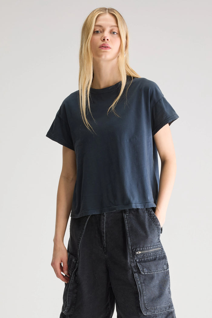 Bellerose T-Shirt À Manches Courtes Bleu Foncé Pour Femmes