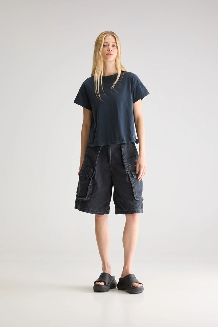 Bellerose T-Shirt À Manches Courtes Bleu Foncé Pour Femmes