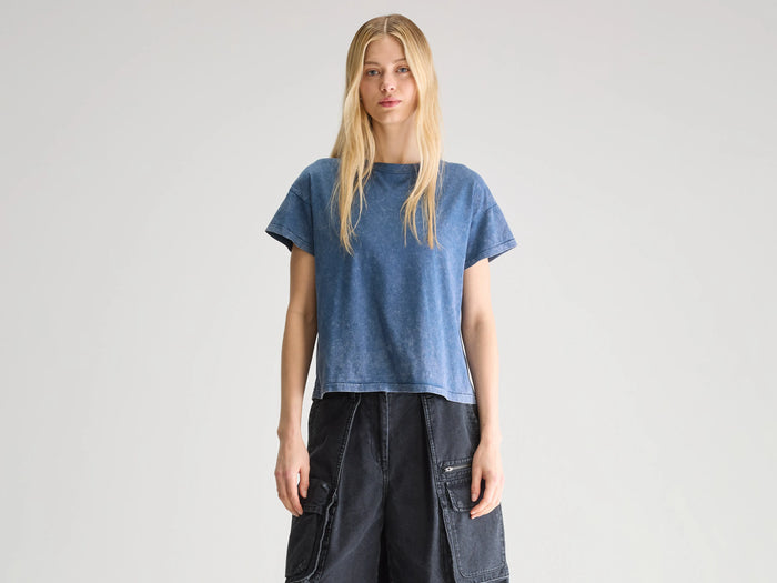 Bellerose T-Shirt À Manches Courtes Bleu Pour Femmes