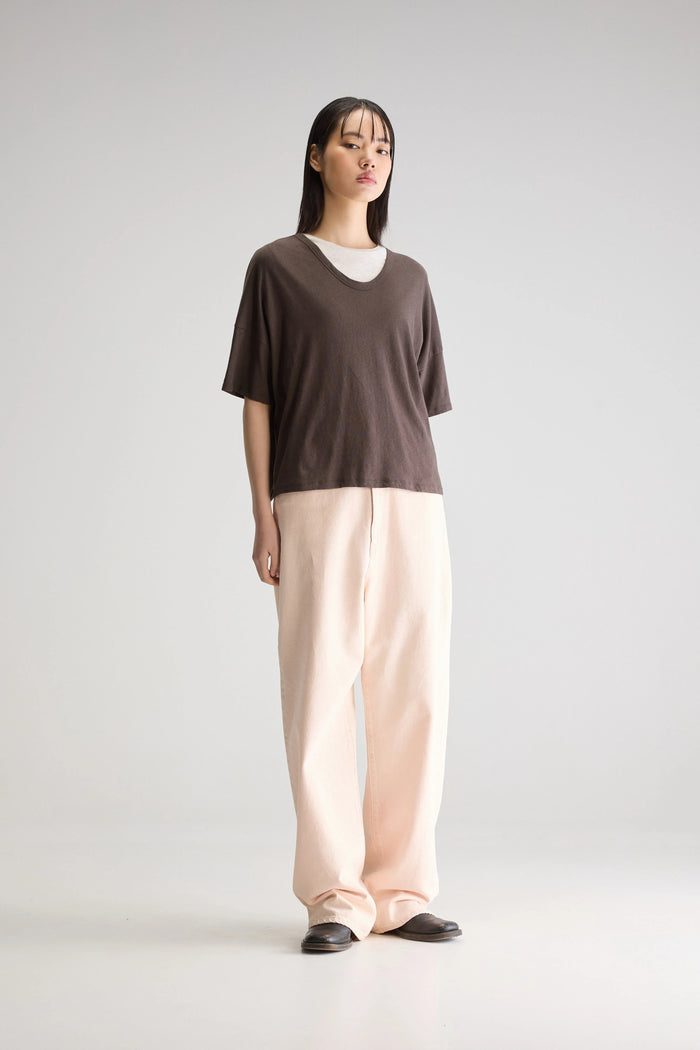 Bellerose T-shirt à Manches Courtes Marron Pour Femmes